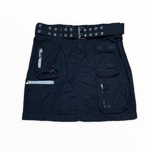 Cargo Mini Skirt in black - Pete & Greta collection by Johnny Was - Size 2